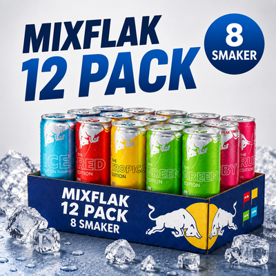 12 x Red Bull Limited Edition 250 ml Mix -hiutaleet