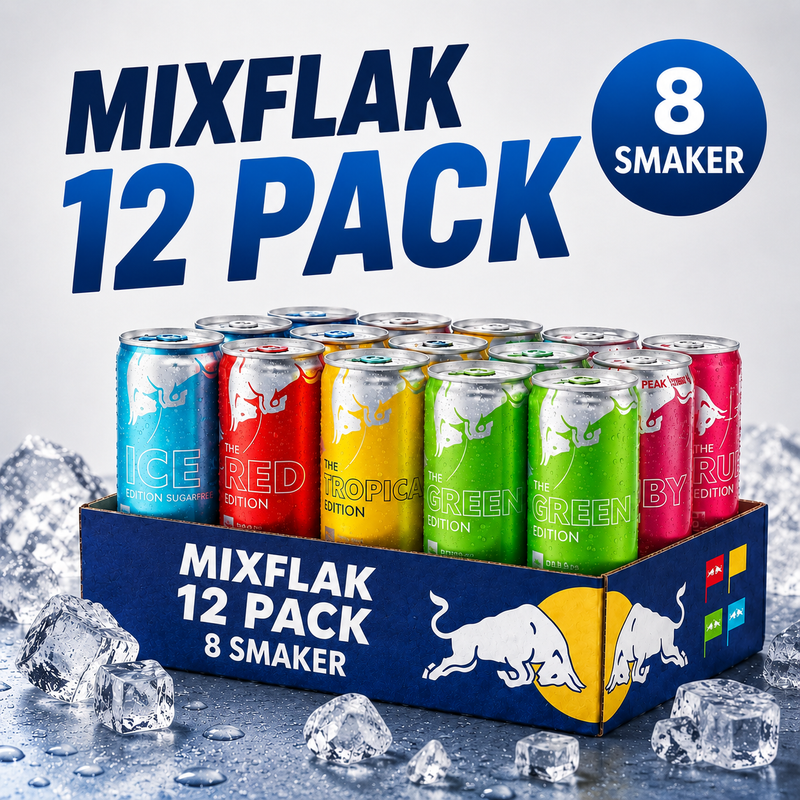 12 x Red Bull Limited Edition 250 ml Mix -hiutaleet