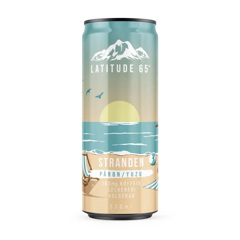 24 x Latitude 65 Stranden Päron/Yuzu 330 ml