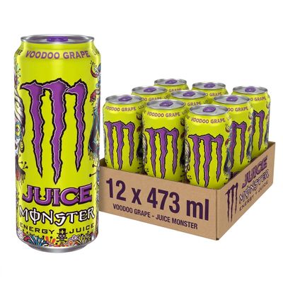 Limited Edition 12 x Monster Voodoo Grape 473 ml