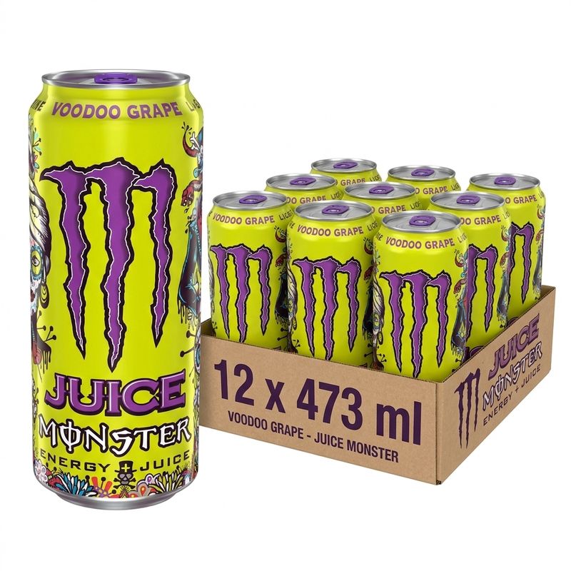 Limited Edition 12 x Monster Voodoo Grape 473 ml