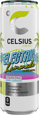 24 x CELSIUS Electric Lemonade 355 ml