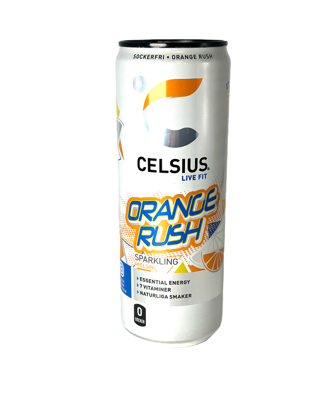 24 x CELSIUS Orange Rush 355 ml