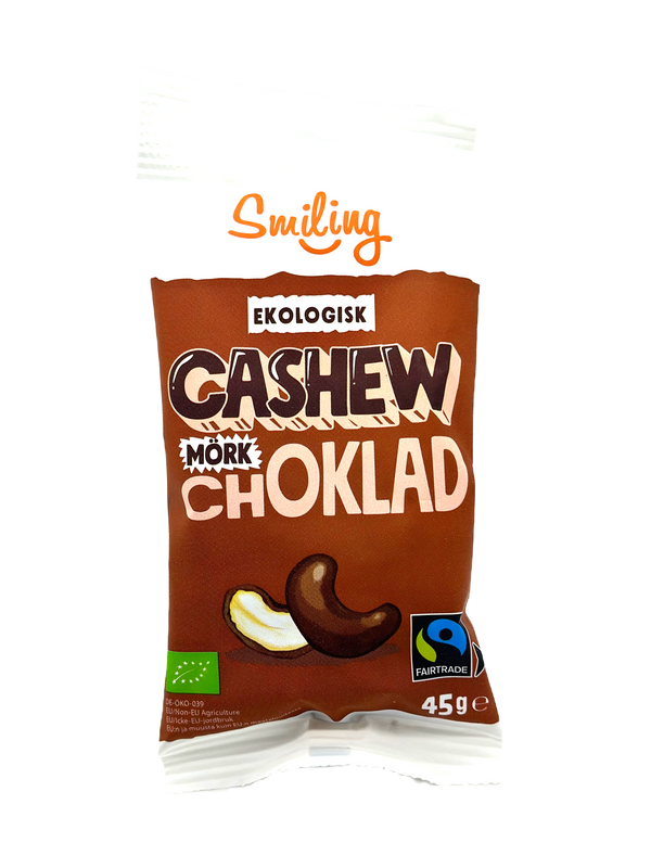 Smiling Ekologisk Cashew Mörk Choklad 45 g