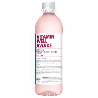 12 x Vitamin Well Awake Hallon 500 ml