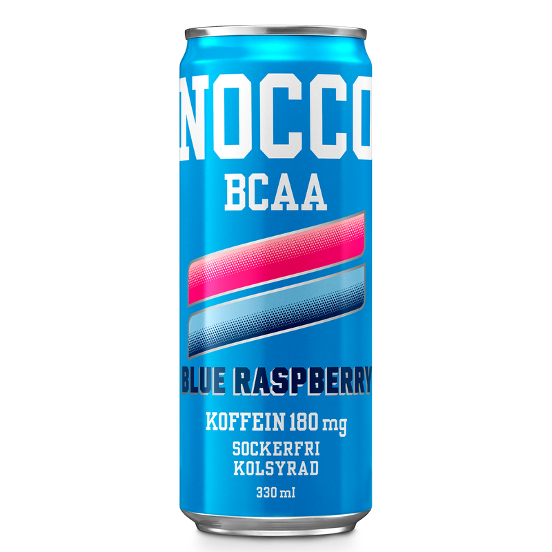 24 x Nocco Blue Raspberry 330 ml