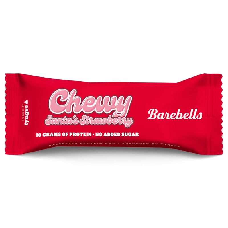 18 x Barebells Chevy Santa Strawberry, 40 g