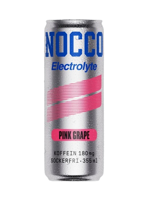 24 x NOCCO Electrolyte Pink Grape 355 ml