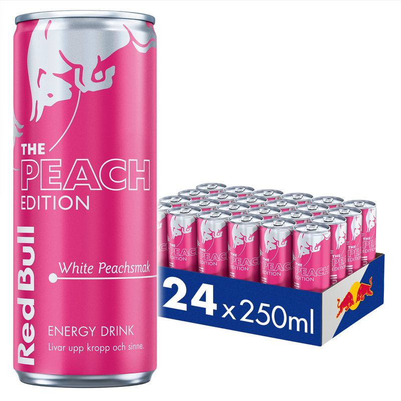 24 x Red Bull Peach edition White Peach 250 ml