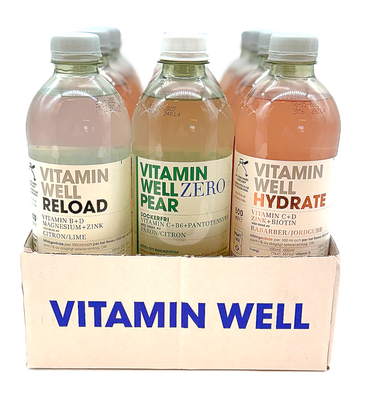 12 x Vitamin Well 500 ml Mixflak