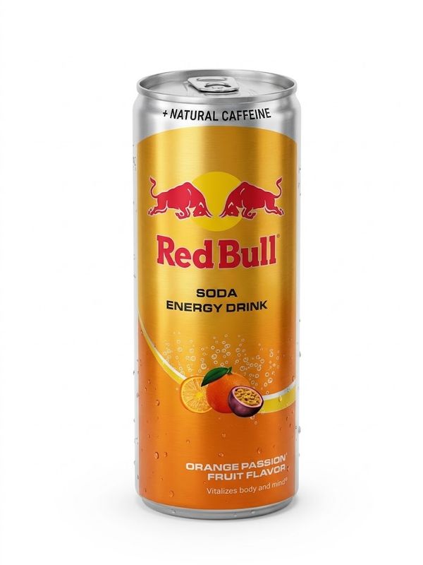 Limited Edition 12 x Red Bull Zero Orange & Passion Fruit