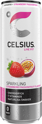 24 x CELSIUS Strawberry Passionfruit 355 ml
