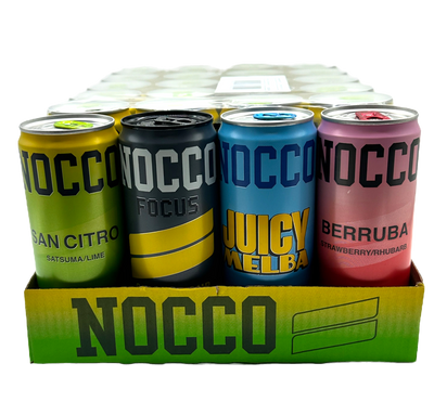 24 x NOCCO Energidryck 330 ml Mixflak