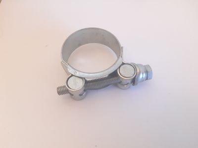 Slangklämma med breda band Ø 44 - 47 mm