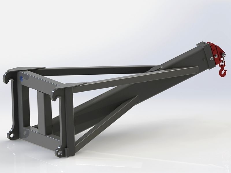 GA Kranarm 5 000 kg med Stora BM-fäste