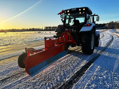 KTS Schaktblad för 3-punkt | 2,50 m | Enkelt gårdsblad