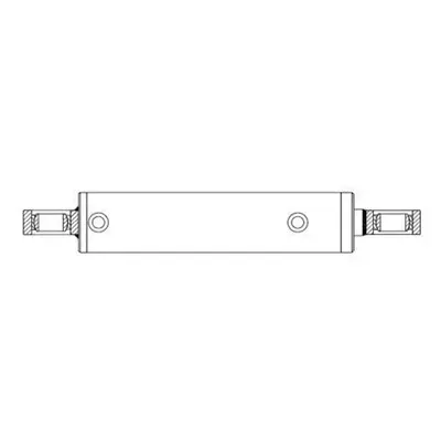 KTS Hydraulcylinder | 100-50-600 | Länklager Ø40 mm