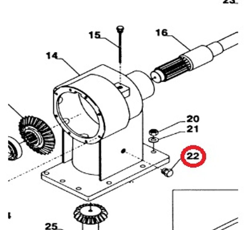 Plugg 3/8" Ventilationsnippel