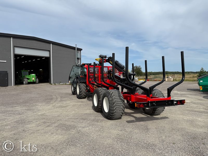 K.T.S Huggarvagn 13,0 ton dubbelram med 8,6 m-kran (2025)