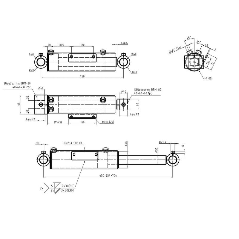 Hydraulcylinder | Passar en äldre modell av vår 0,25-grip