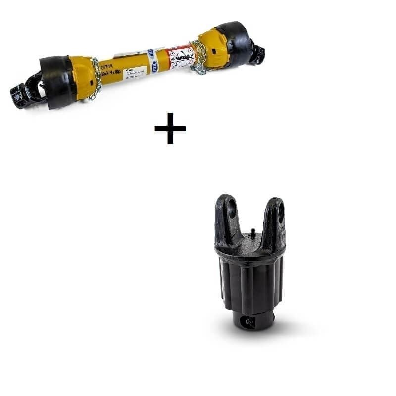 Kraftaxel 800 mm | Kategori 4 | Med extrautrustning