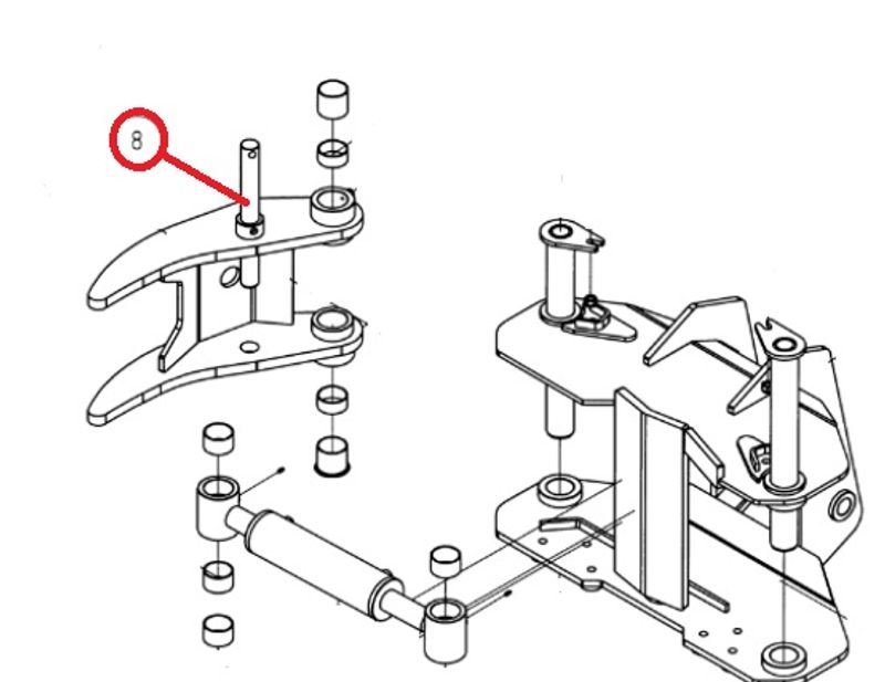 Axel till Energiklipp 30 cm