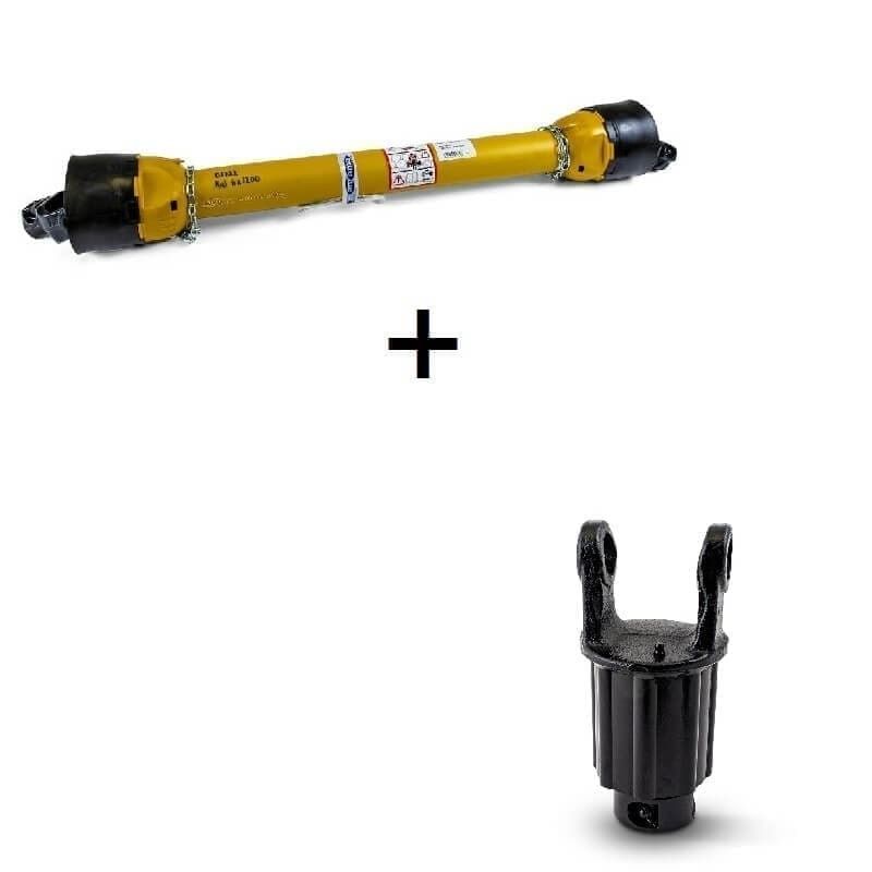 Kraftaxel 1200 mm | Kategori 6 | Med extrautrustning