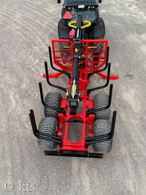 K.T.S Huggarvagn 13,0 ton dubbelram med 8,6 m-kran (2025)