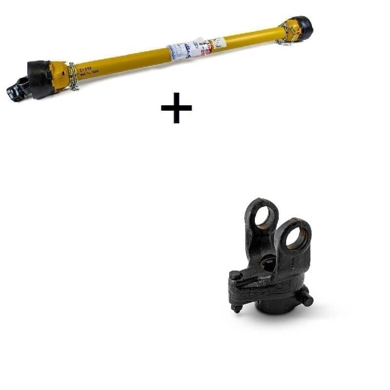 Kraftaxel 1600 mm | Kategori 4 | Med extrautrustning