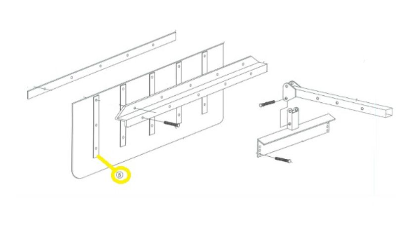 Plastskena till strängarduk