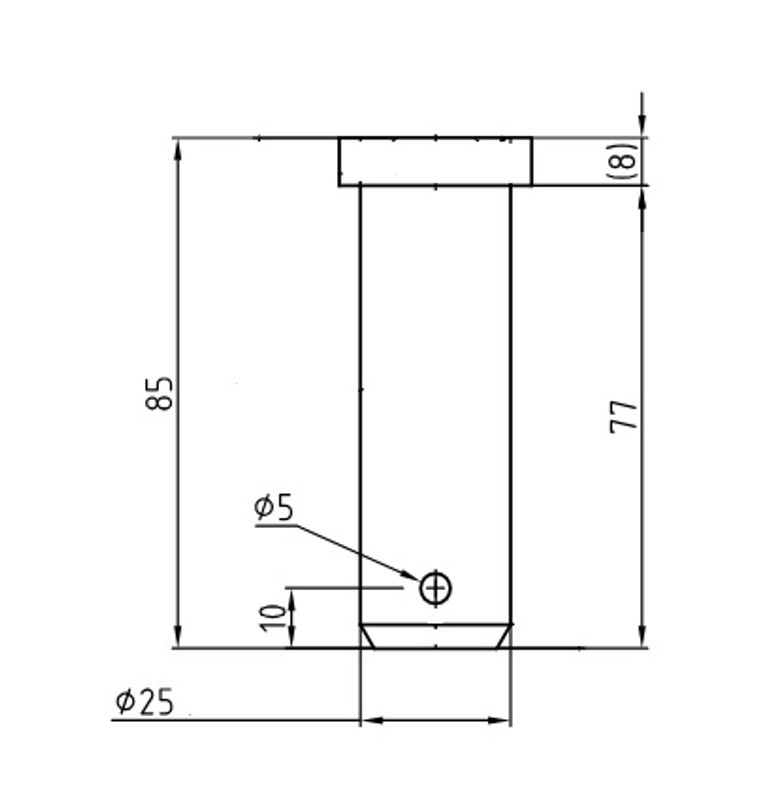 Tapp till hydraulcylinder på KTS Klo
