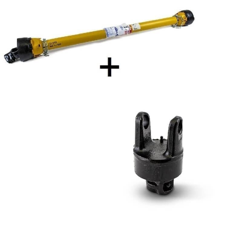 Kraftaxel 1600 mm | Kategori 4 | Med extrautrustning