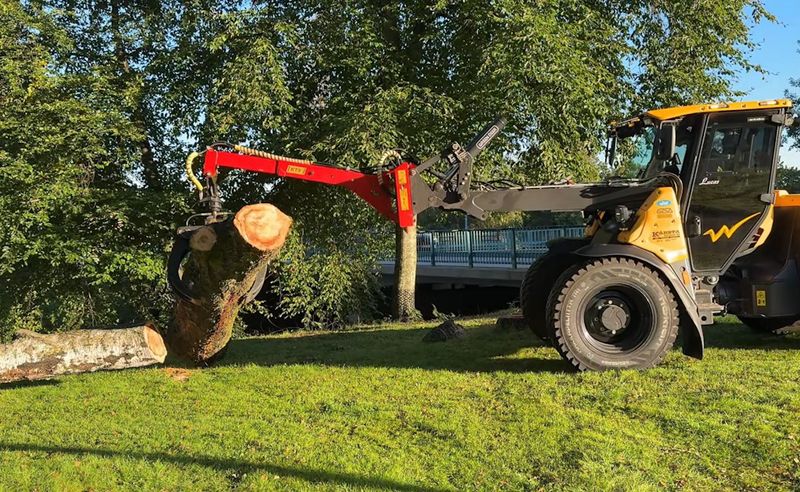 KTS Armgrip med hydraulisk sväng