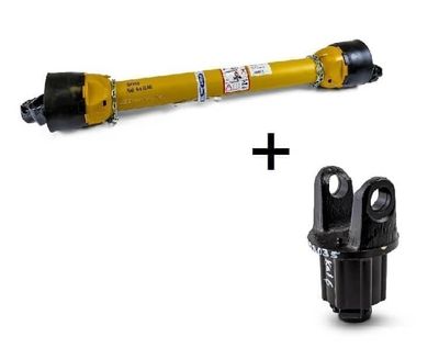 Kraftaxel 1200 mm | Kategori 6 | Med extrautrustning