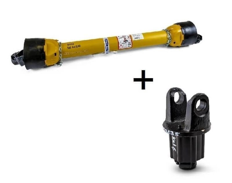 Kraftaxel 1200 mm | Kategori 6 | Med extrautrustning