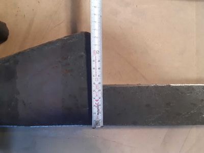 Svetsfäste Stora BM, helskuret (från pallgaffeltillverkning)