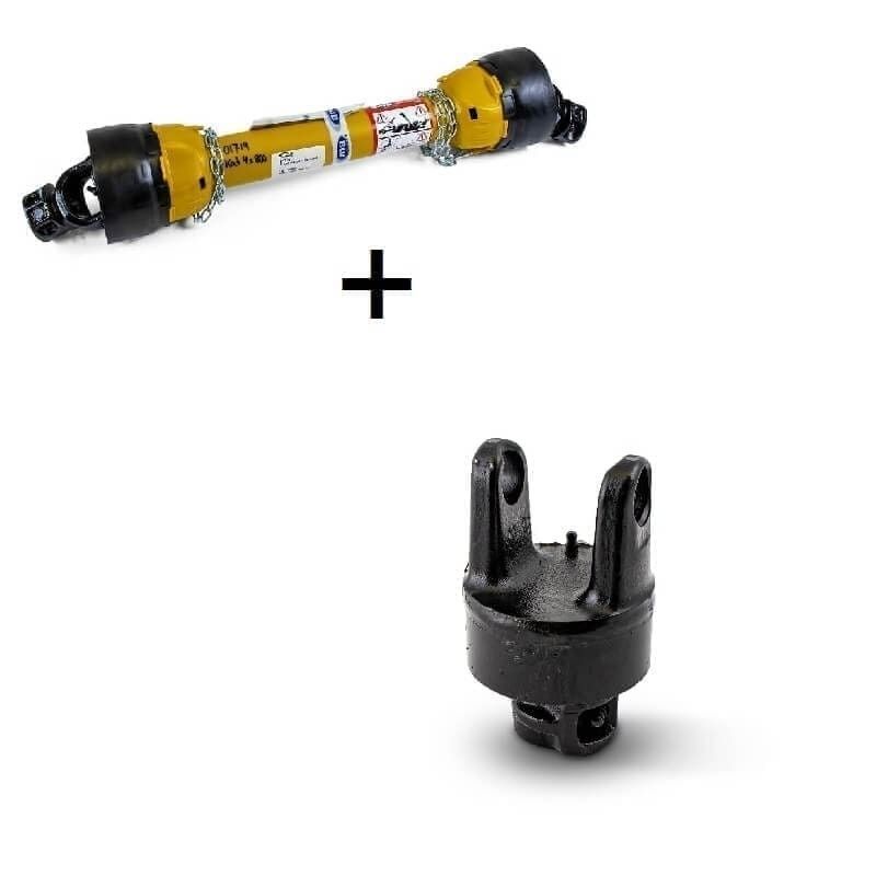 Kraftaxel 800 mm | Kategori 4 | Med extrautrustning