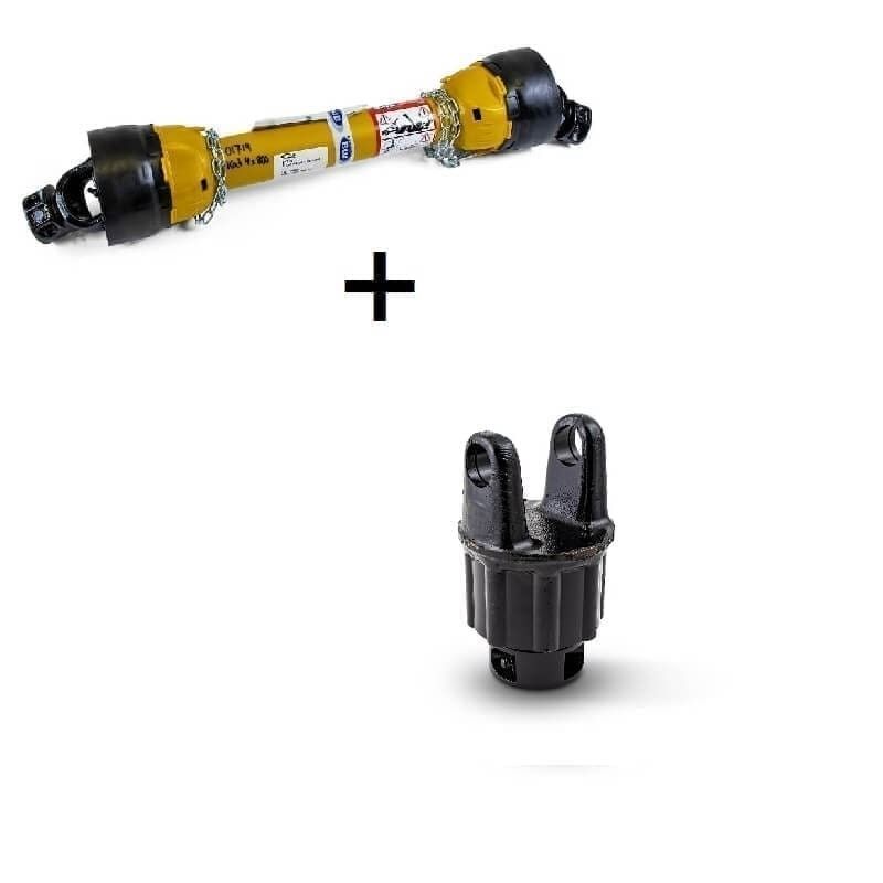 Kraftaxel 800 mm | Kategori 4 | Med extrautrustning