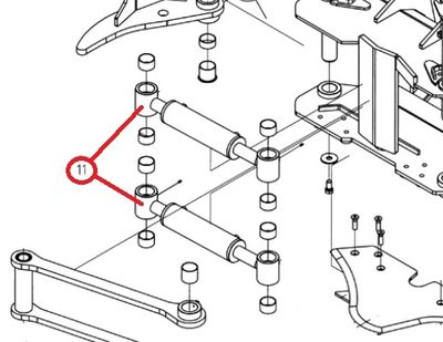 Hydraulcylinder Energiklipp 30 cm