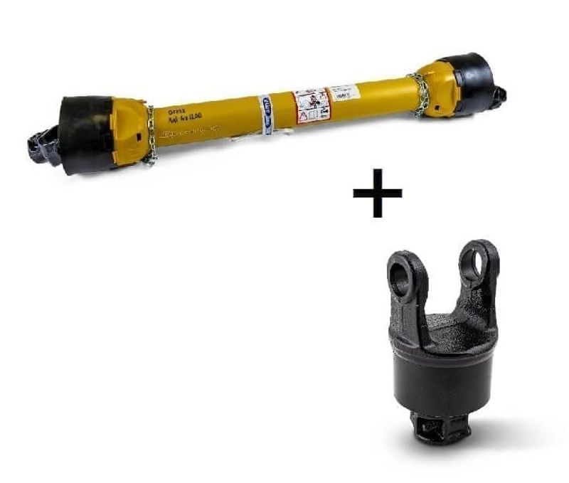 Kraftaxel 1200 mm | Kategori 6 | Med extrautrustning