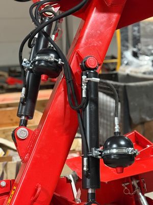 Kit med två Gasackumulator ELM 1,4 liter G1/2" och slangar