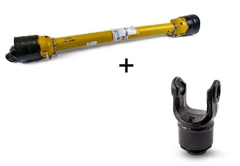 Kraftaxel 1600 mm | Kategori 8 | Med extrautrustning