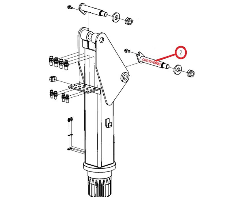 Sprint 40 mm till hydraulkran