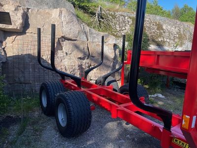 KTS Huggarvagn 13,0 ton dubbelram med tippflak