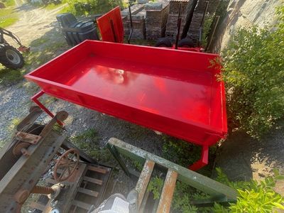 KTS Huggarvagn 13,0 ton dubbelram med tippflak