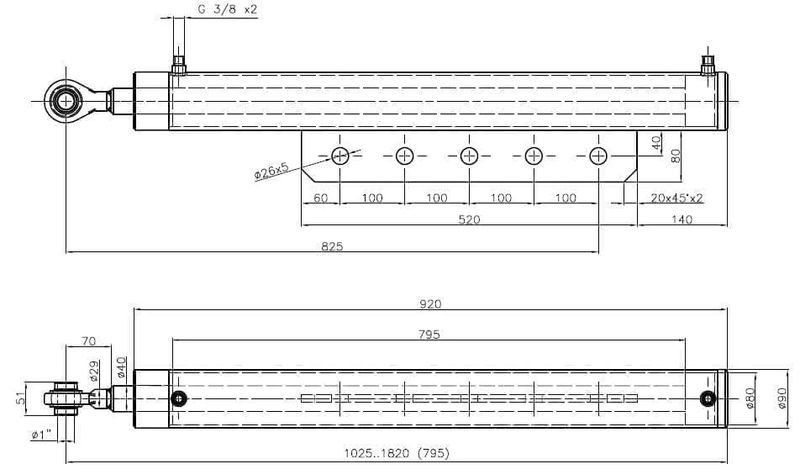 Hydraulcylinder | KTS Sandspridare