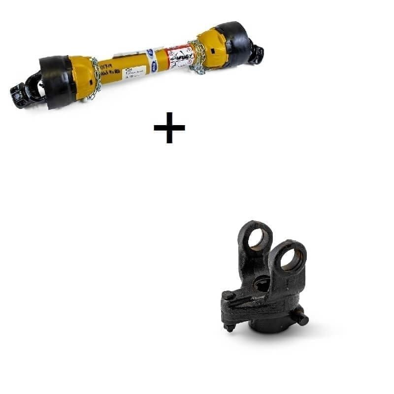 Kraftaxel 800 mm | Kategori 4 | Med extrautrustning