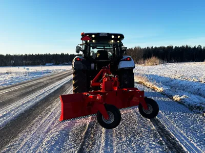 KTS Schaktblad för 3-punkt | 2,50 m | Enkelt gårdsblad