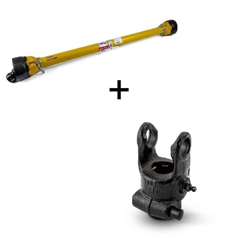 Kraftaxel 1600 mm | Kategori 1 | Med extrautrustning