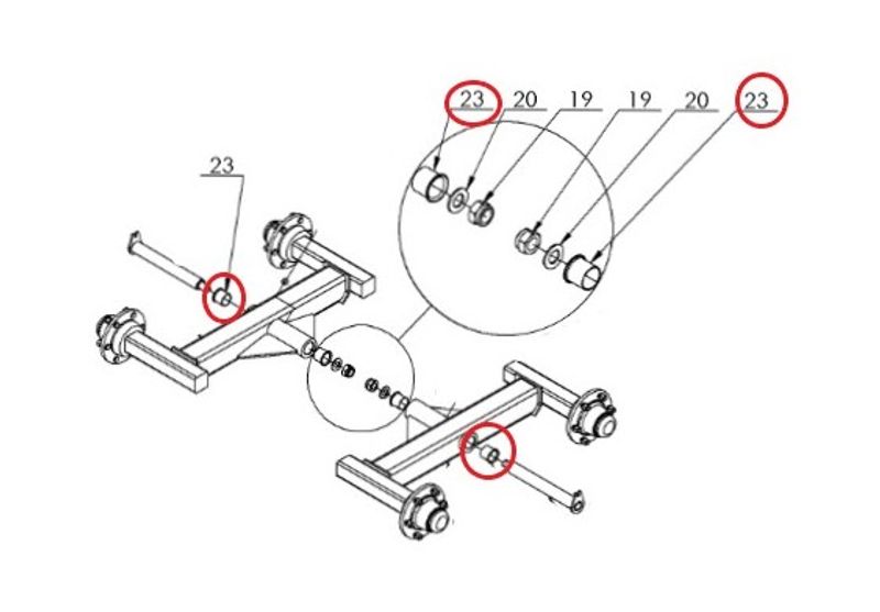 Flänsbussning 50/55/65-50